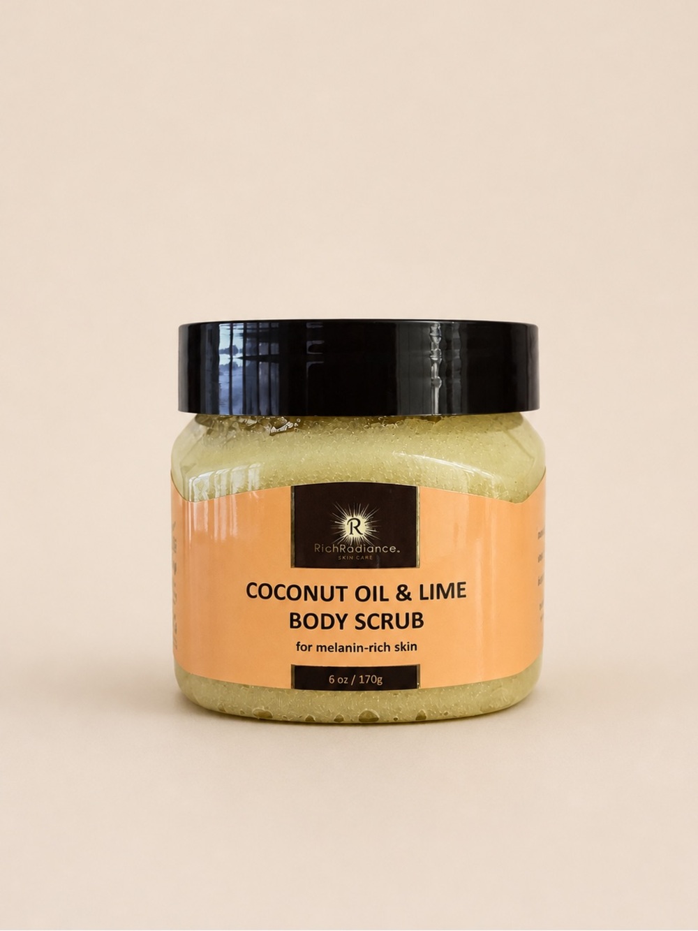 Rich Radiance Skincare Coconut Oil & Lime Body Scrub